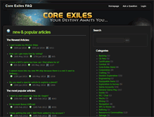 Tablet Screenshot of faq.core-exiles.com